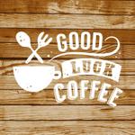 佐野 ()さんのカフェ「GOOD LUCK COFFEE」のロゴへの提案
