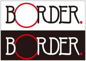 松本トシユキ (tblue69)さんの雑貨ブランド「BORDER.」のロゴデザインをお願い致します。　への提案