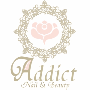 hakka (hakka)さんのネイルサロンのロゴ　　Nail＆Beauty　Addictへの提案