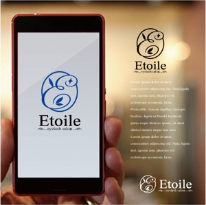 drkigawa (drkigawa)さんのネイル＆まつエクサロン「エトワール Etoile」のロゴへの提案