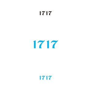 Hdo-l (hdo-l)さんのアパレルショップ「1717」のロゴへの提案