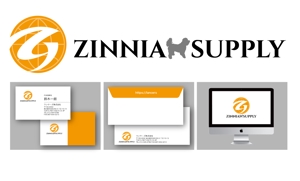 Hernandez (king_j)さんの輸入雑貨ストア「ZINNIA SUPPLY」のロゴへの提案