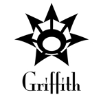 MacMagicianさんのオリジナルブランド「Griffith guitars」のギターに装飾するヘッドロゴへの提案