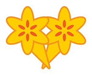 Whatner Sun (Rawitch)さんの百合の花のロゴ、スタンプに使用できるユリのロゴへの提案