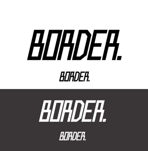 郷山志太 (theta1227)さんの雑貨ブランド「BORDER.」のロゴデザインをお願い致します。　への提案