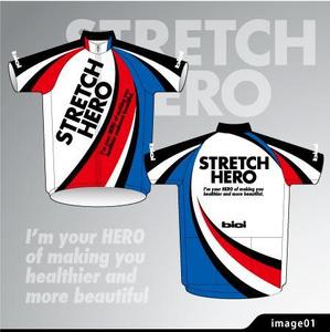 konodesign (KunihikoKono)さんのストレッチ専門店「STRETCH HERO」の制服Tシャツデザインへの提案