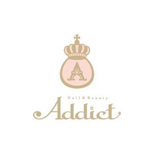 syake (syake)さんのネイルサロンのロゴ　　Nail＆Beauty　Addictへの提案