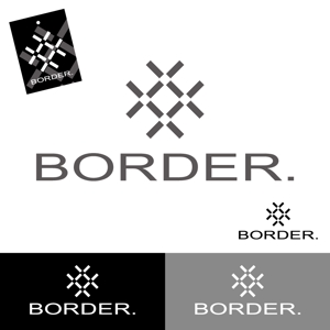 小島デザイン事務所 (kojideins2)さんの雑貨ブランド「BORDER.」のロゴデザインをお願い致します。　への提案