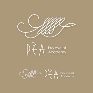 ＊ sa_akutsu ＊ (sa_akutsu)さんの日本初のプロアイリスト養成スクール「PEA」のロゴ作成への提案