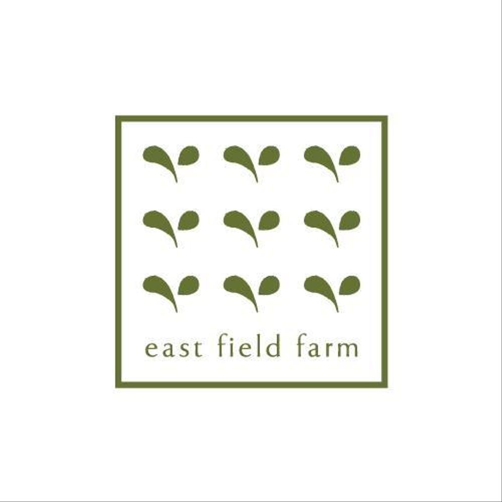 農業　「east　field　farm」　のロゴ