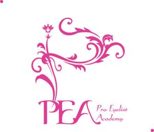 デザイン工房　初咲 (hatsuzaki)さんの日本初のプロアイリスト養成スクール「PEA」のロゴ作成への提案