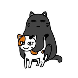 mages_staffさんの姉弟の黒猫とミケ猫のキャラクターデザインへの提案