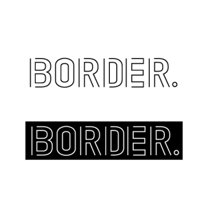 SIHKAKU・GRAPHICS (rionsky03)さんの雑貨ブランド「BORDER.」のロゴデザインをお願い致します。　への提案