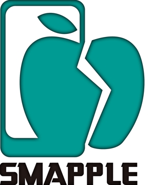 松本トシユキ (tblue69)さんのiPhone修理店「SMAPPLE」のロゴへの提案