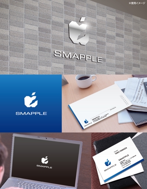 yokichiko ()さんのiPhone修理店「SMAPPLE」のロゴへの提案