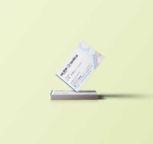株式会社マルジュ (marge-design)さんの天気予報の会社の名刺デザインへの提案