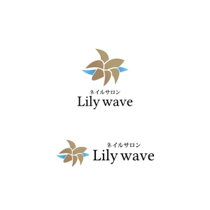Yolozu (Yolozu)さんのネイルサロン　Ｌｉｌｙ　wave　の　ロゴとタイトへの提案