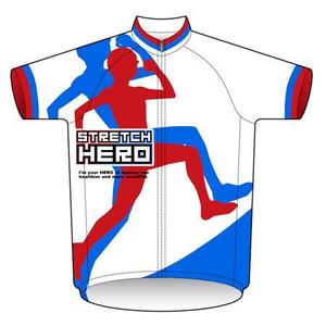 川本まる ()さんのストレッチ専門店「STRETCH HERO」の制服Tシャツデザインへの提案