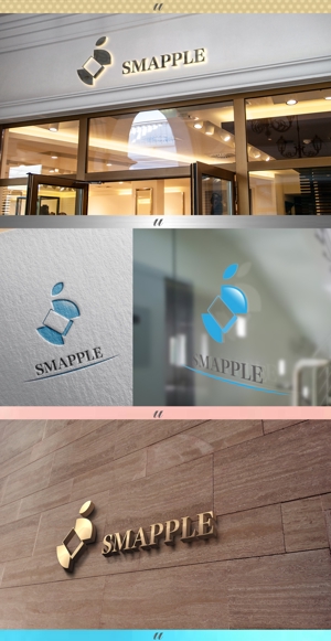 ukokkei (ukokkei)さんのiPhone修理店「SMAPPLE」のロゴへの提案