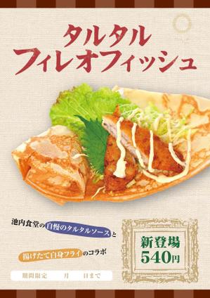 suzumeminoruさんのクレープ新商品　販促ポスターへの提案