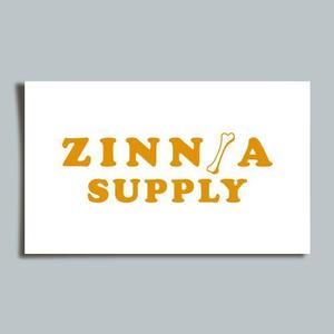 カタチデザイン (katachidesign)さんの輸入雑貨ストア「ZINNIA SUPPLY」のロゴへの提案