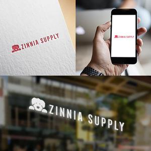 YOO GRAPH (fujiseyoo)さんの輸入雑貨ストア「ZINNIA SUPPLY」のロゴへの提案