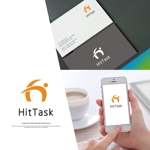 はなのゆめ (tokkebi)さんのビジネス情報サイト『HitTask』ロゴ作成への提案