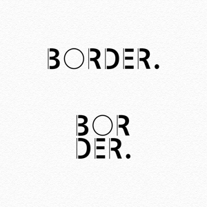 ArtStudio MAI (minami-mi-natz)さんの雑貨ブランド「BORDER.」のロゴデザインをお願い致します。　への提案