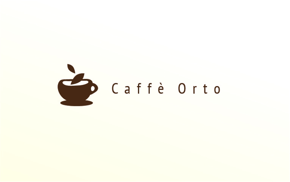 カフェ  「caffè orto」のロゴ