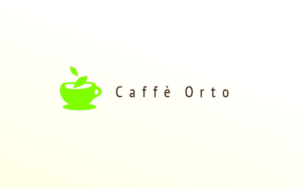 カフェ  「caffè orto」のロゴ