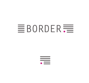 nakagami (nakagami3)さんの雑貨ブランド「BORDER.」のロゴデザインをお願い致します。　への提案