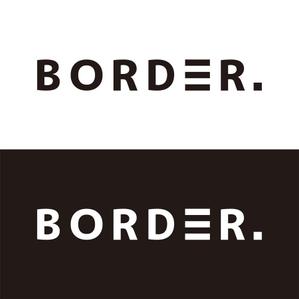 TKデザイン (takekazu1121)さんの雑貨ブランド「BORDER.」のロゴデザインをお願い致します。　への提案