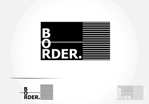 Qeeeee (Qeeeee)さんの雑貨ブランド「BORDER.」のロゴデザインをお願い致します。　への提案