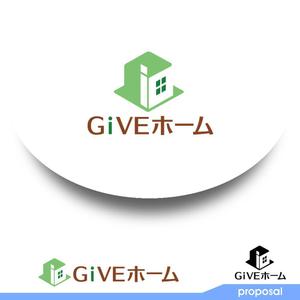 ark-media (ark-media)さんの不動産・建築会社　（株）GiVEホームの会社ロゴへの提案