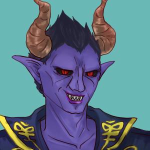 鶏見坂 (natsukimay)さんの魔人と青年のキャラクターデザインへの提案