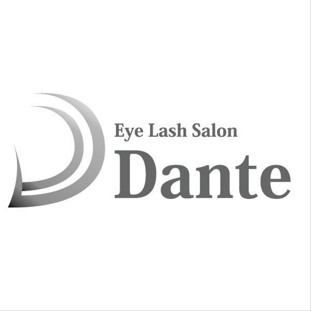 マツゲエクステサロン　「Eye Lash Salon Dante 」のロゴ