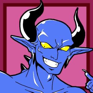よも (yomomatsu)さんの魔人と青年のキャラクターデザインへの提案