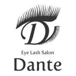 ネット工房WooPaa (asuka_4627)さんのマツゲエクステサロン　「Eye Lash Salon Dante 」のロゴへの提案