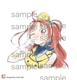 天上大風 (st-s)さんの人差し指で鼻の下をこするバスガイドさんのイラスト制作への提案