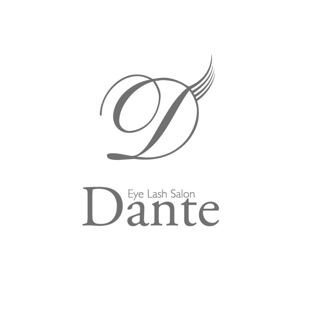 マツゲエクステサロン　「Eye Lash Salon Dante 」のロゴ