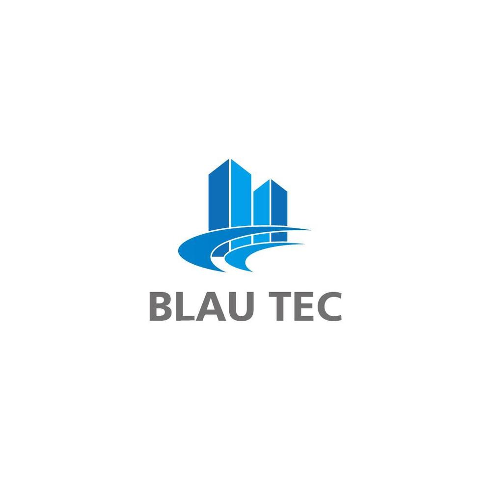 WEB作成用「ブラウテック株式会社」（BLAU TEC）のロゴ