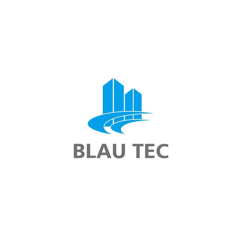 WEB作成用「ブラウテック株式会社」（BLAU TEC）のロゴ