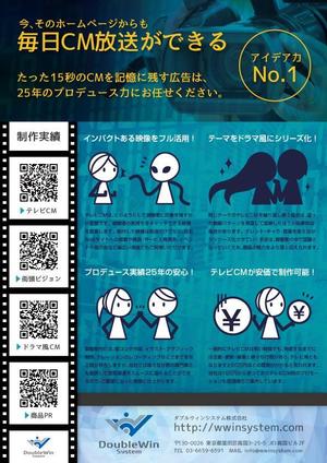 甘枝くら (mizuiroxx)さんの映像制作のチラシ制作への提案