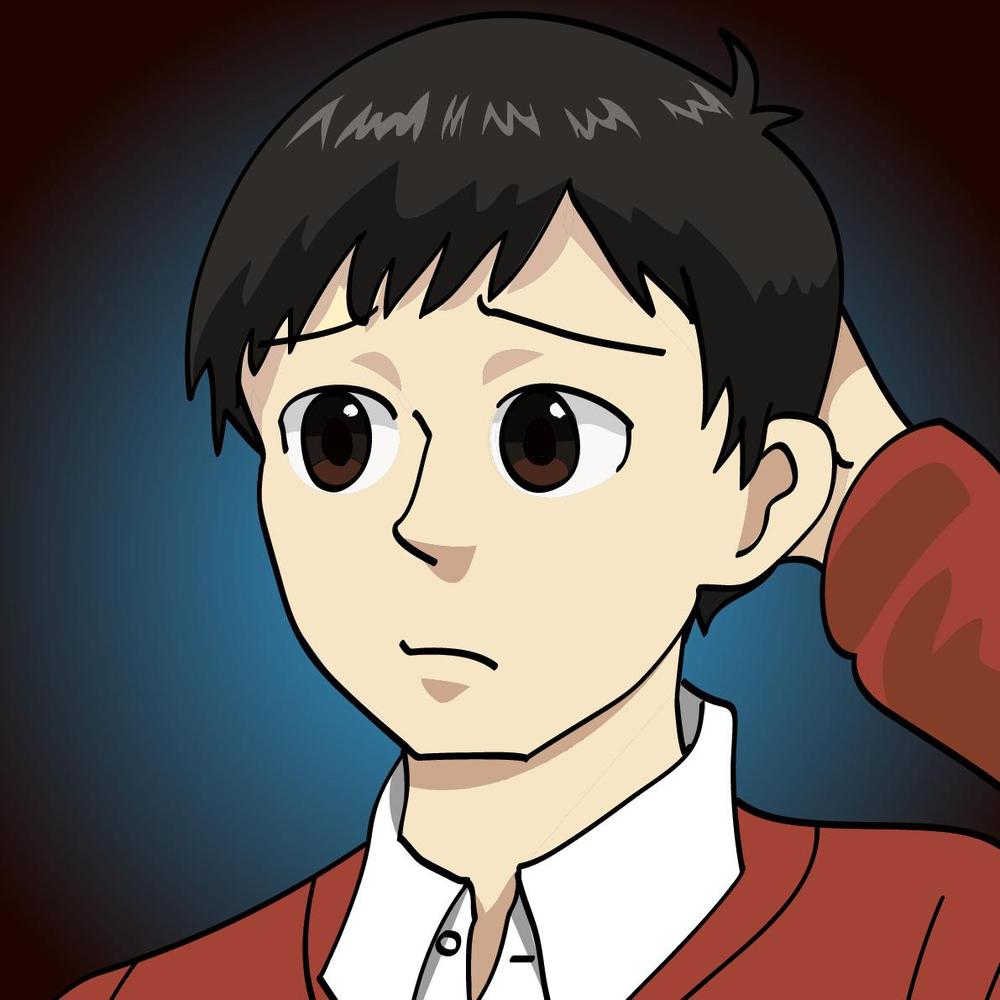 魔人と青年のキャラクターデザイン