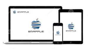 queuecat (queuecat)さんのiPhone修理店「SMAPPLE」のロゴへの提案