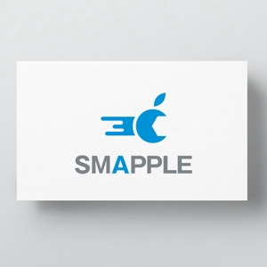 YOO GRAPH (fujiseyoo)さんのiPhone修理店「SMAPPLE」のロゴへの提案