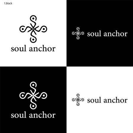 poppper (torifup)さんの雑貨販売サイト「soul anchor」のロゴへの提案