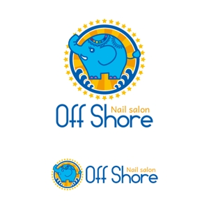 植村 晃子 (pepper13)さんのネイルサロン『Off Shore』のロゴ作成への提案