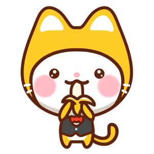 E.crayon (yuuuuuu_ecolibra)さんの池袋ヲタクバー「バナナボンゴ」のキャラクター（ゆるキャラ）デザインへの提案
