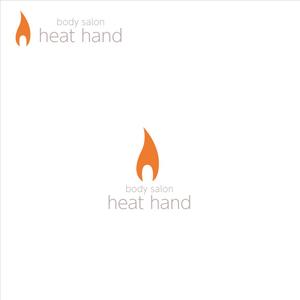 taguriano (YTOKU)さんのアロママッサージ、フェイシャルエステサロン「heat hand」のロゴへの提案